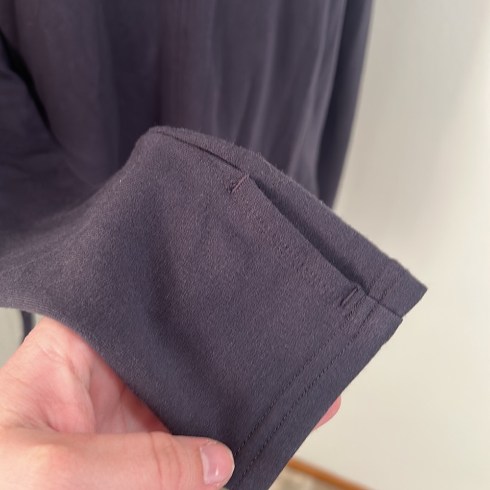 Athleta Samsara Nirvana Grey Side Tie Sweatshirt S - Picture 5 of 13